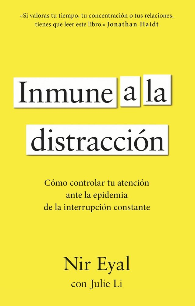 Portada de Inmune a la distracción